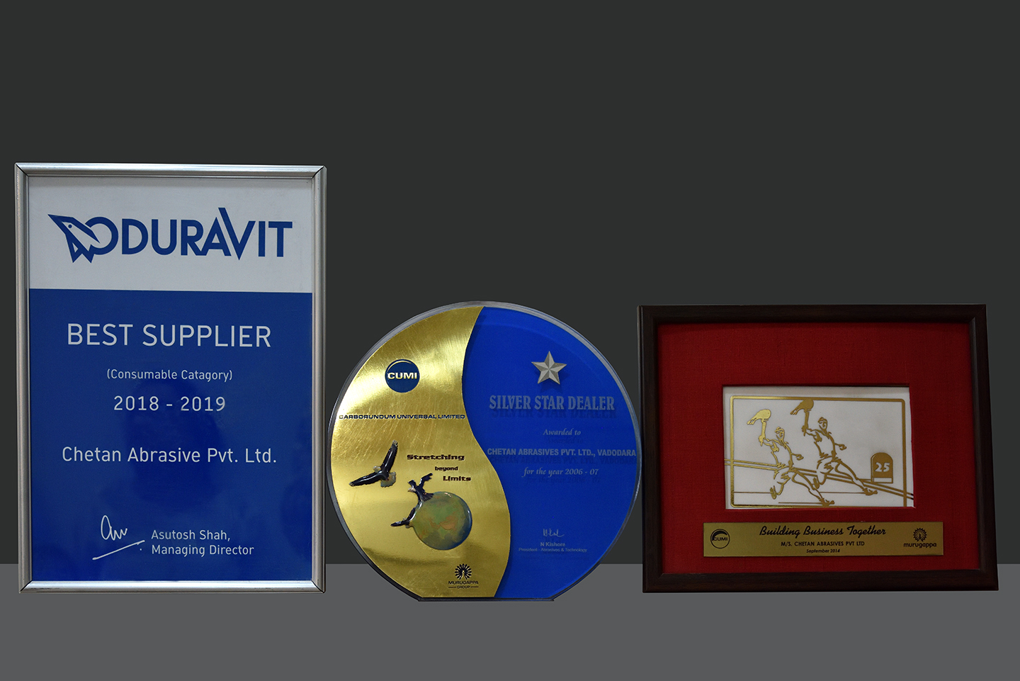 Duravit Best Supplier and CUMI awards