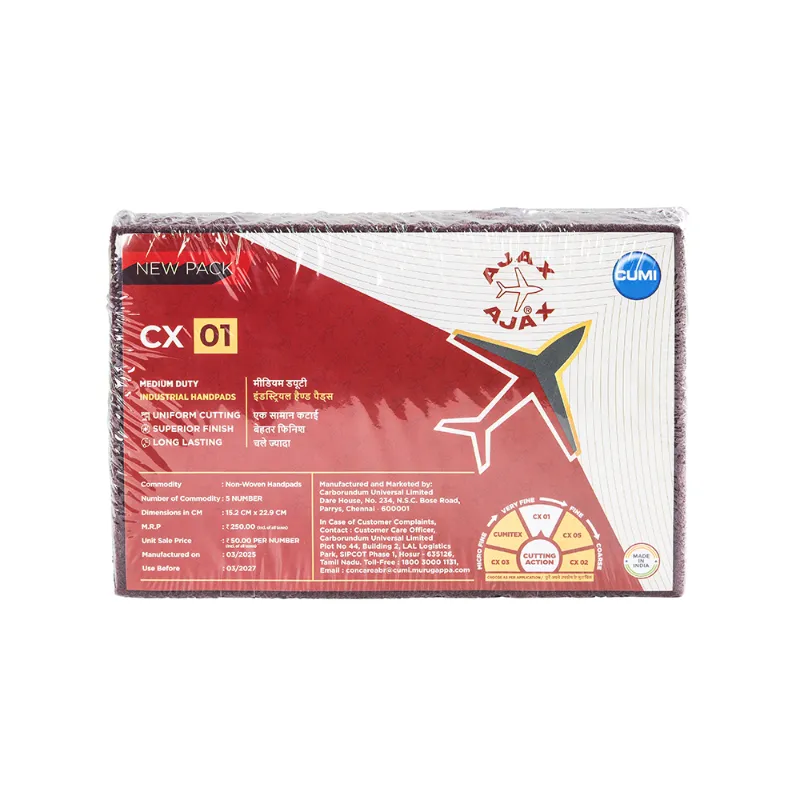 CUMI Ajax Non-Woven Hand Pads (CX01–CX13) – product photo