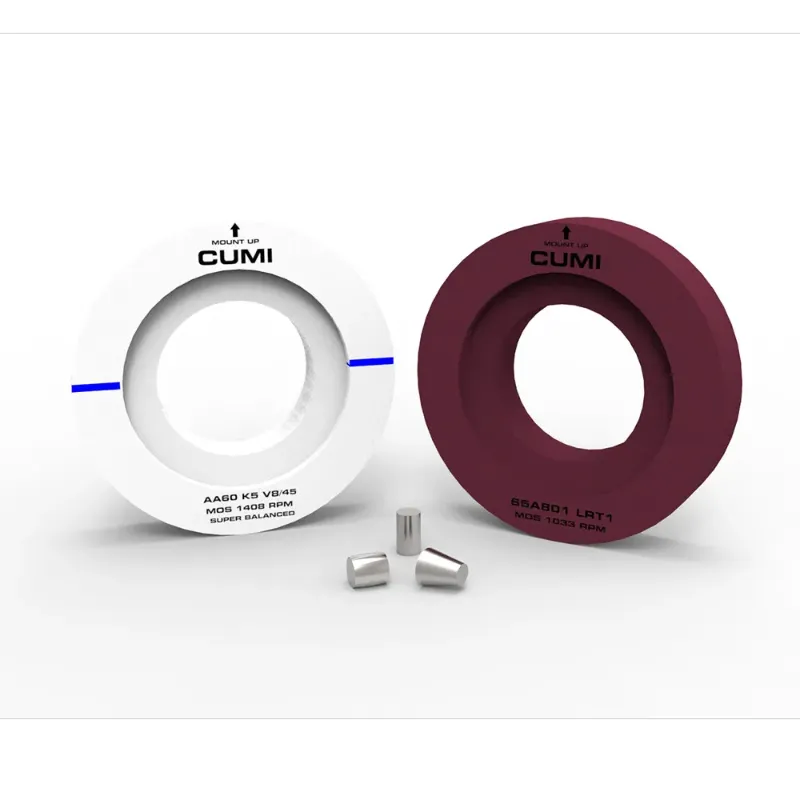 Vitrified grinding wheels