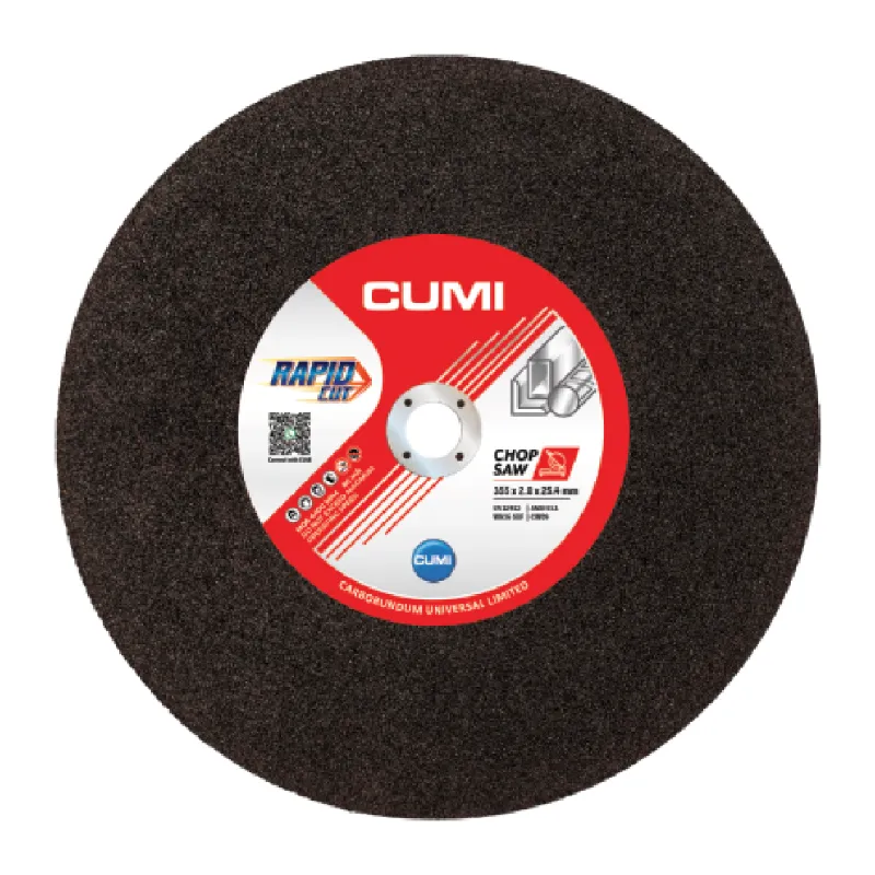 Chop saw wheels